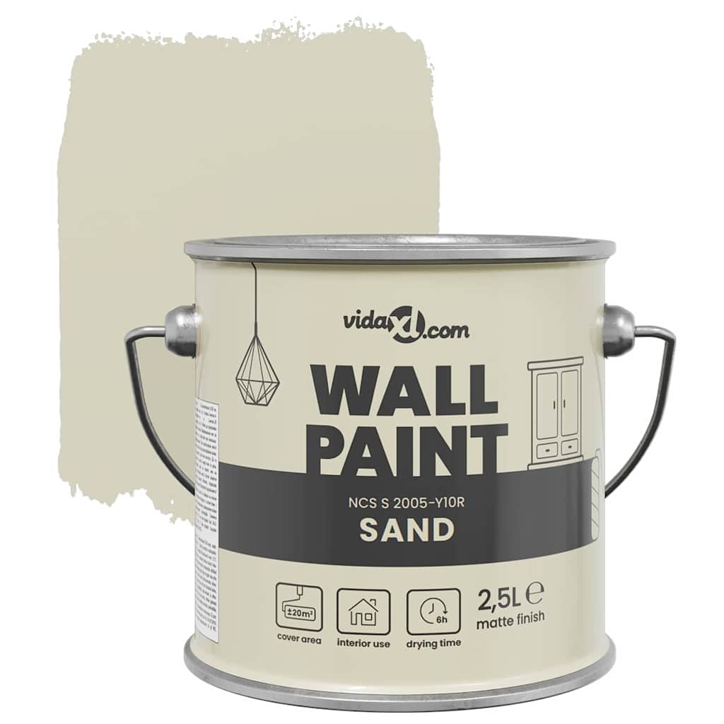Wandfarbe Braun 2,5 L Wall Print