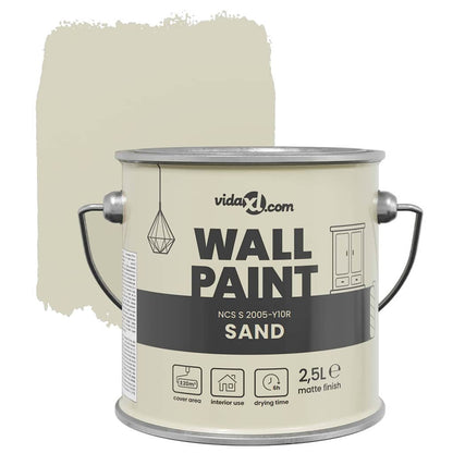 Wandfarbe Braun 2,5 L Wall Print