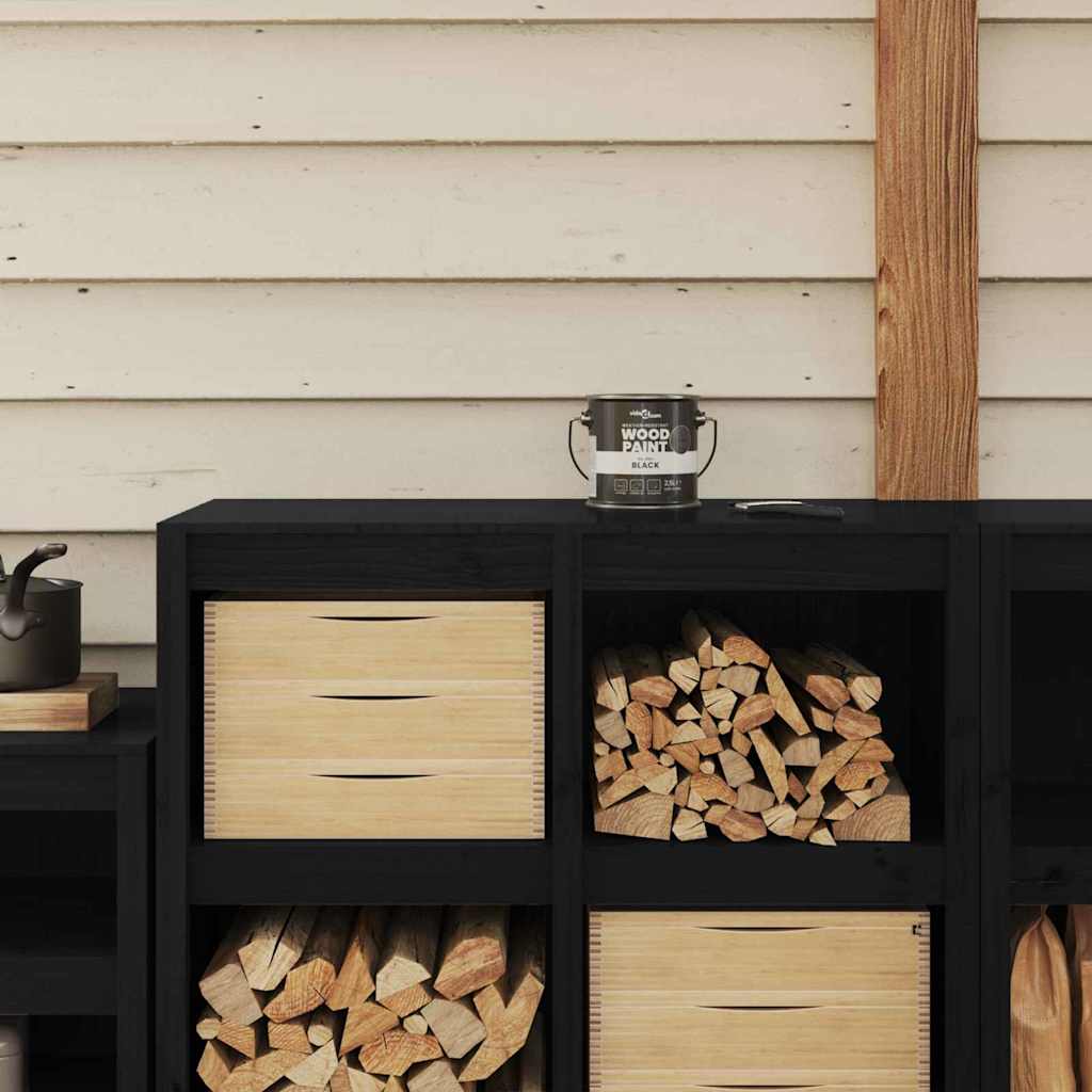 Holzfarbe Schwarz 2,5 L Wall Print
