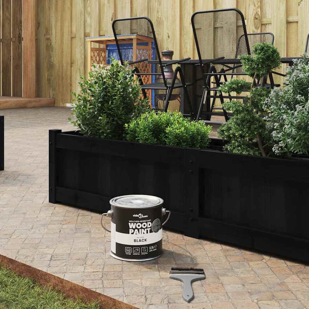Holzfarbe Schwarz 2,5 L Wall Print