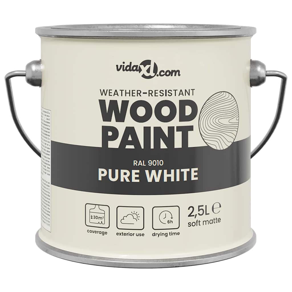 Holzfarbe Weiß 2,5 L Wall Print