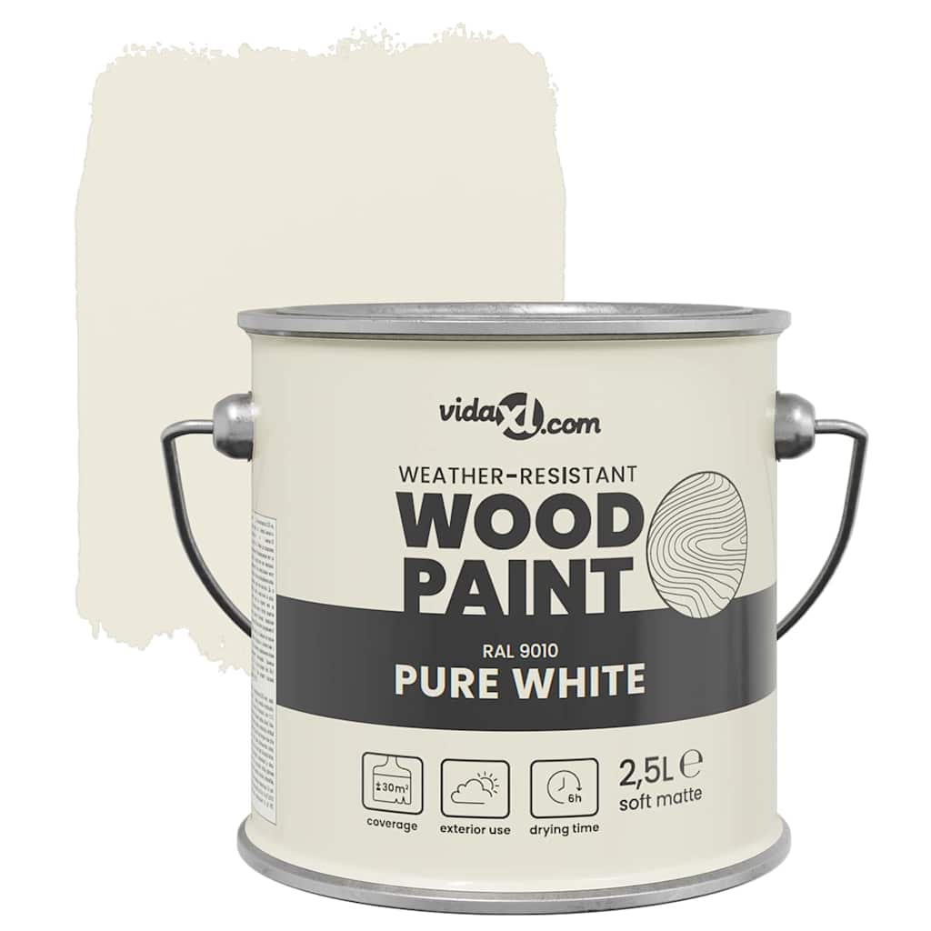 Holzfarbe Weiß 2,5 L Wall Print