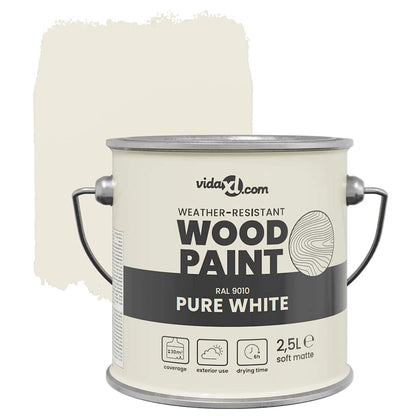 Holzfarbe Weiß 2,5 L Wall Print