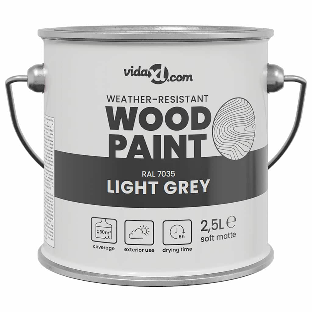 Holzfarbe Grau 2,5 L Wall Print