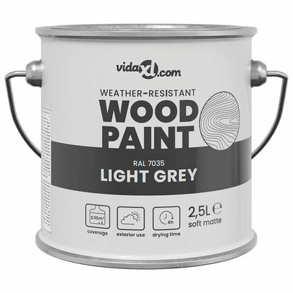Holzfarbe Grau 2,5 L Wall Print