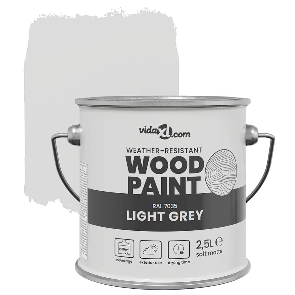 Holzfarbe Grau 2,5 L Wall Print