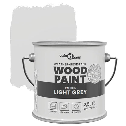Holzfarbe Grau 2,5 L Wall Print