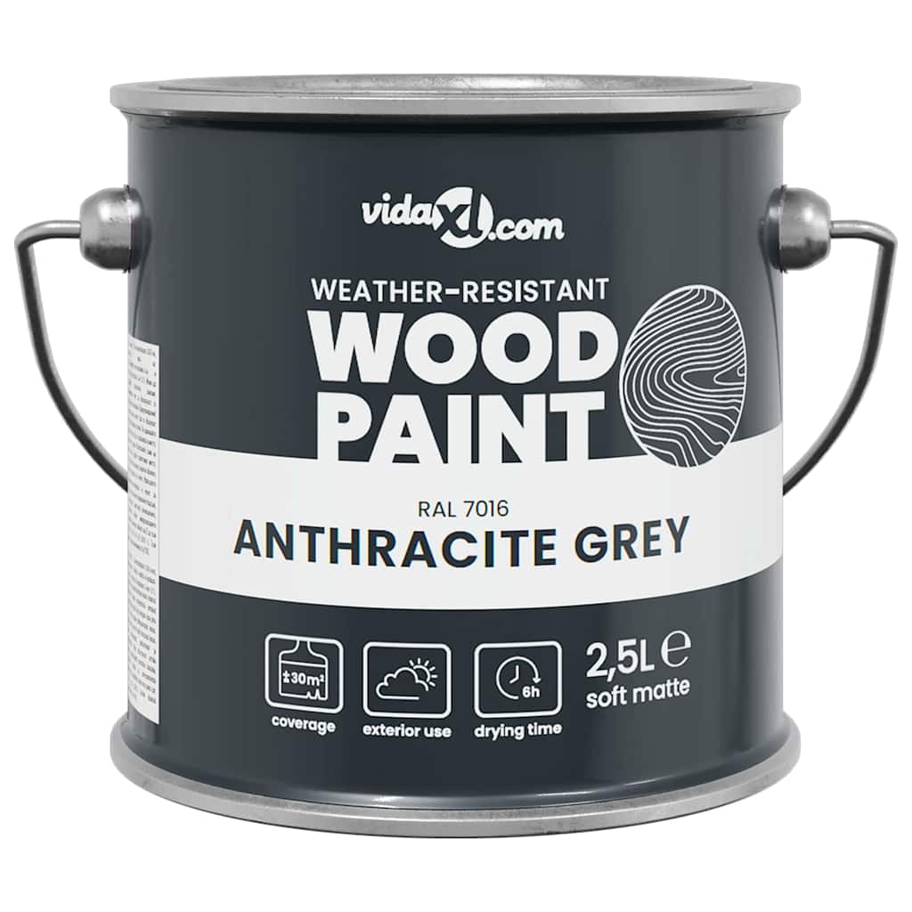 Holzfarbe Grau 2,5 L Wall Print