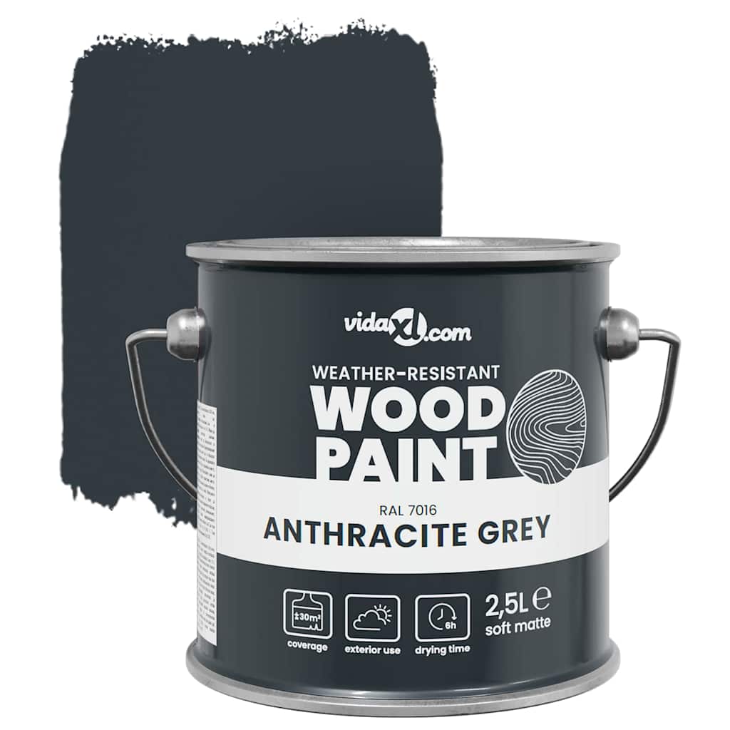 Holzfarbe Grau 2,5 L Wall Print