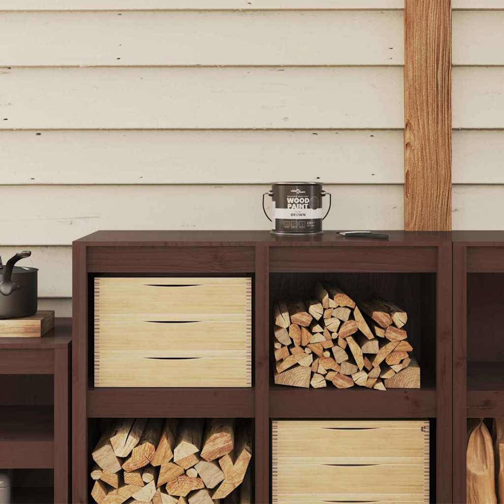 Holzfarbe Braun 2,5 L Wall Print