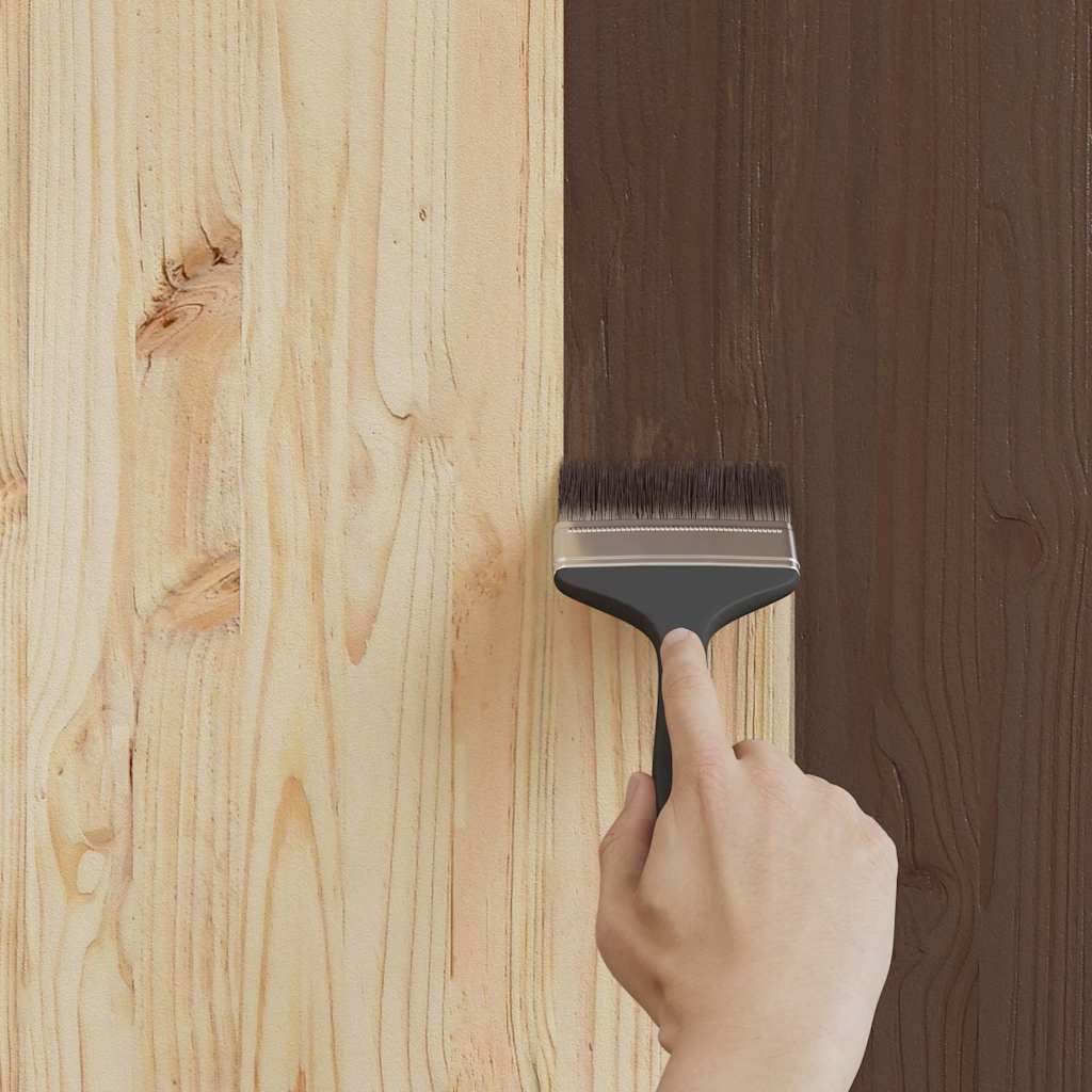 Holzfarbe Braun 2,5 L Wall Print