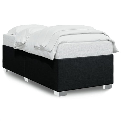 Bettgestell ohne Matratze Schwarz 90x190 cm Stoff