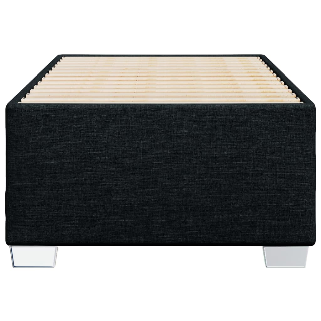 Bettgestell ohne Matratze Schwarz 90x190 cm Stoff