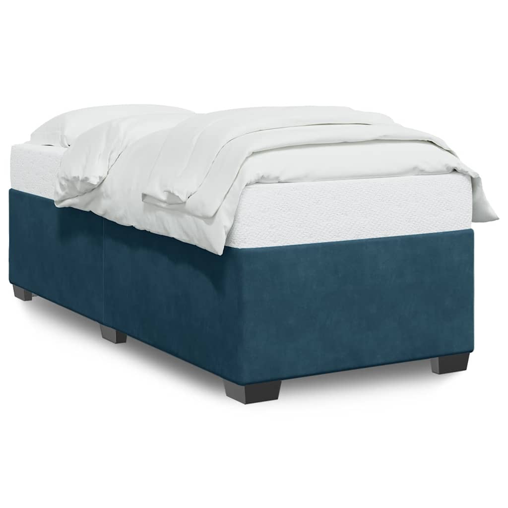 Bettgestell Blau 90x200 cm Samt