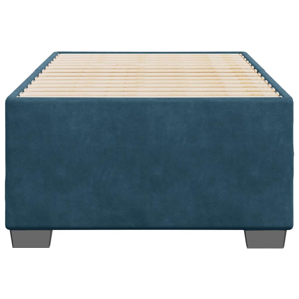 Bettgestell Blau 90x200 cm Samt