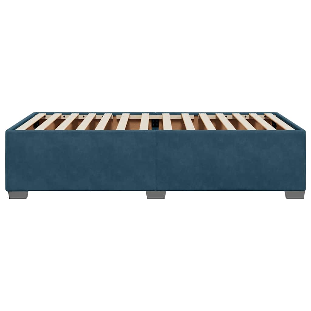 Bettgestell Blau 90x200 cm Samt