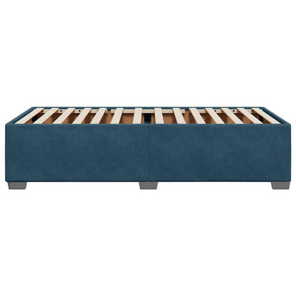 Bettgestell Blau 90x200 cm Samt