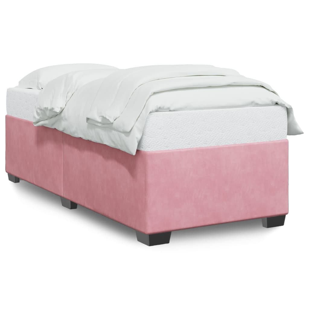 Bettgestell Rosa 90x200 cm Samt