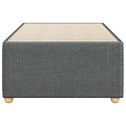 Bettgestell ohne Matratze Dunkelgrau 90x190 cm Stoff
