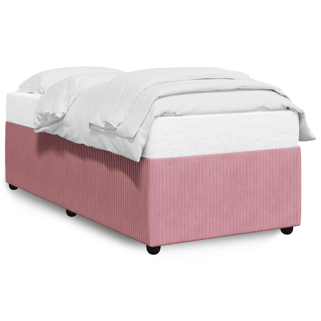 Bettgestell Rosa 90x190 cm Samt
