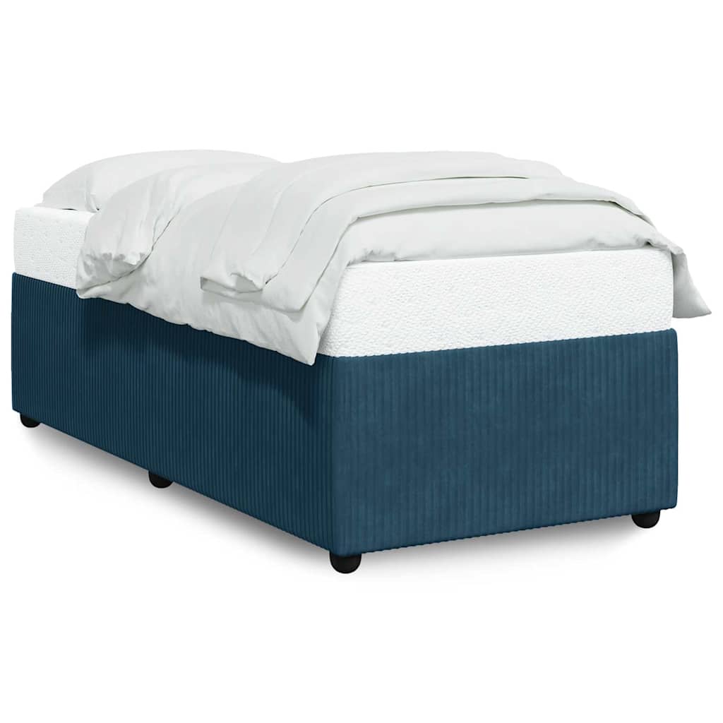 Bettgestell Blau 90x200 cm Samt