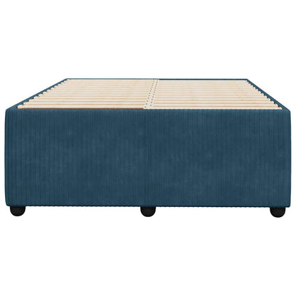 Bettgestell Blau 120x190 cm Samt
