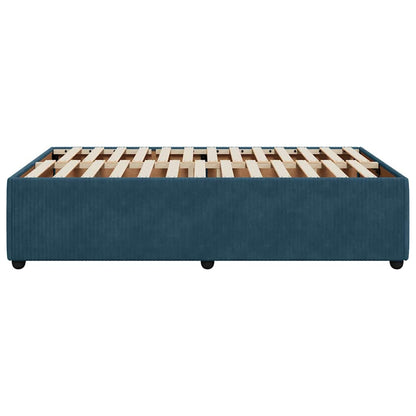 Bettgestell Blau 120x190 cm Samt