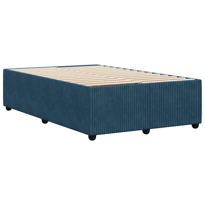 Bettgestell Blau 120x190 cm Samt