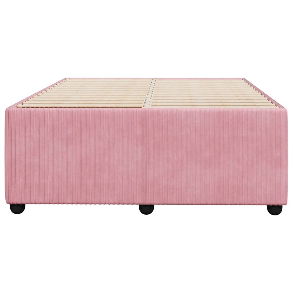 Bettgestell Rosa 120x200 cm Samt