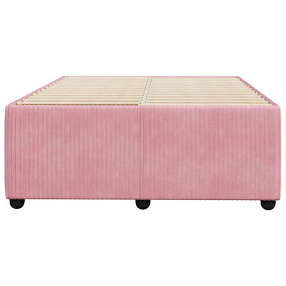 Bettgestell Rosa 120x200 cm Samt