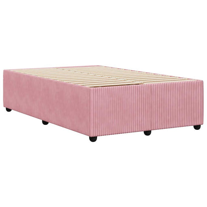 Bettgestell Rosa 120x200 cm Samt