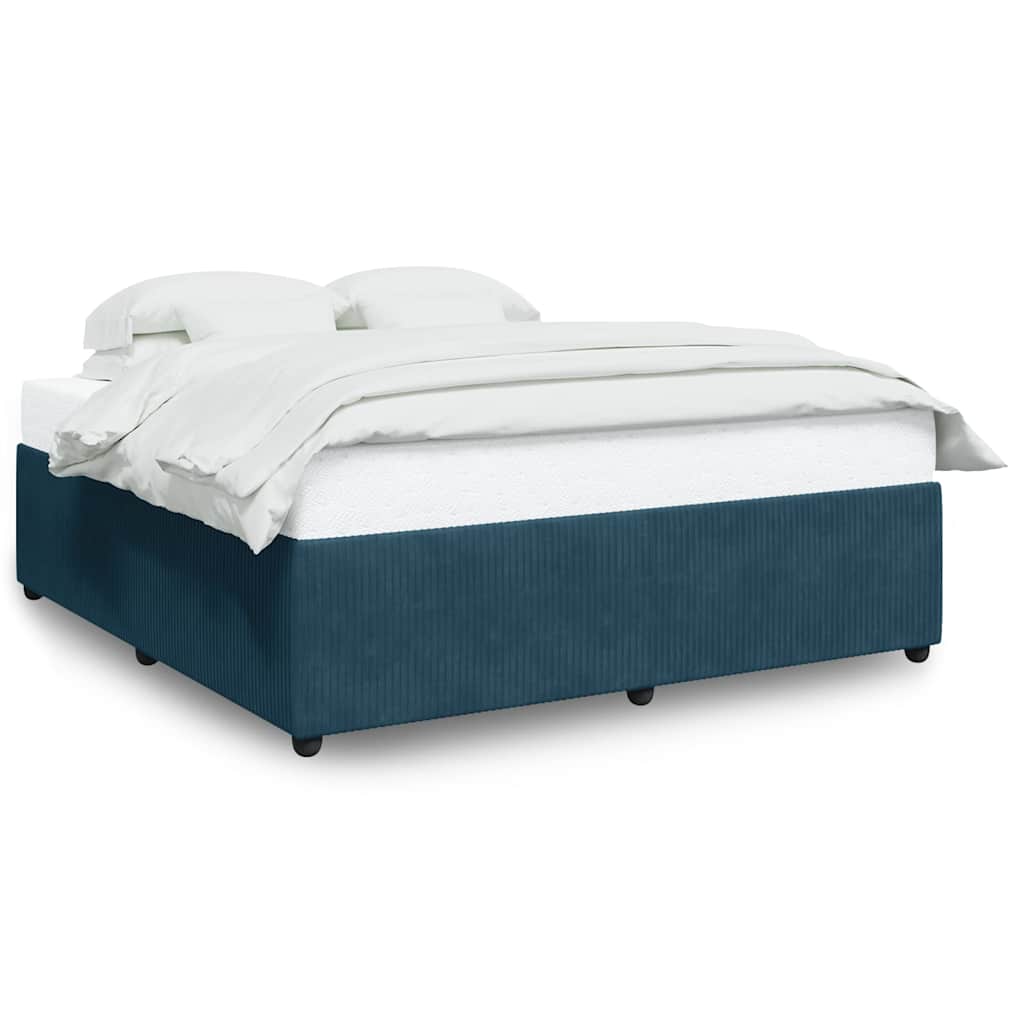 Bettgestell Blau 180x200 cm Samt