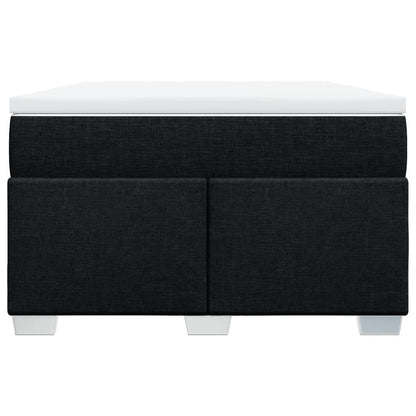 Boxspringbett mit Matratze Schwarz 120x190 cm Stoff