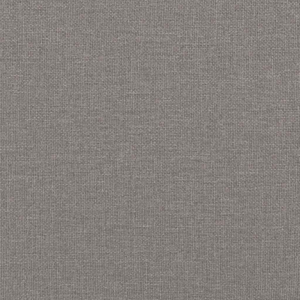 Boxspringbett mit Matratze Taupe 80x200 cm Stoff