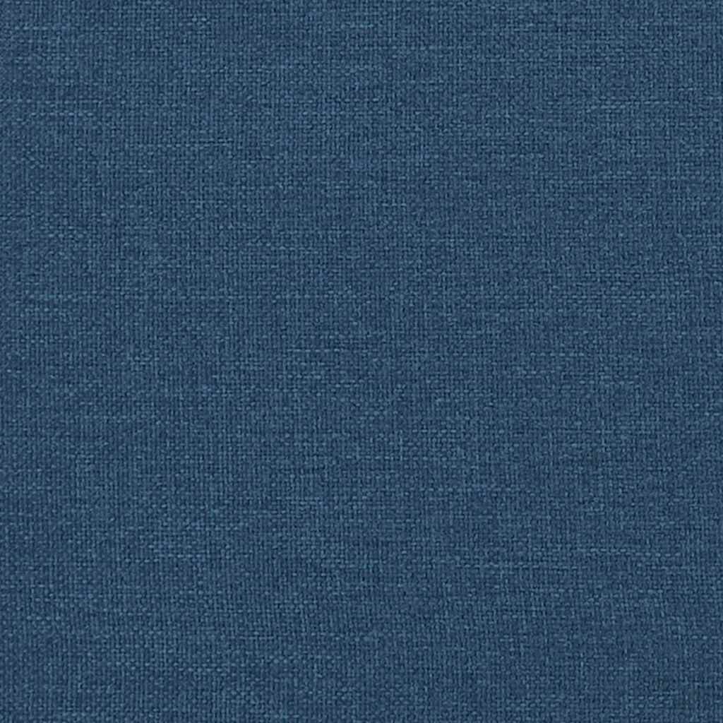 Boxspringbett mit Matratze Blau 160x200 cm Stoff