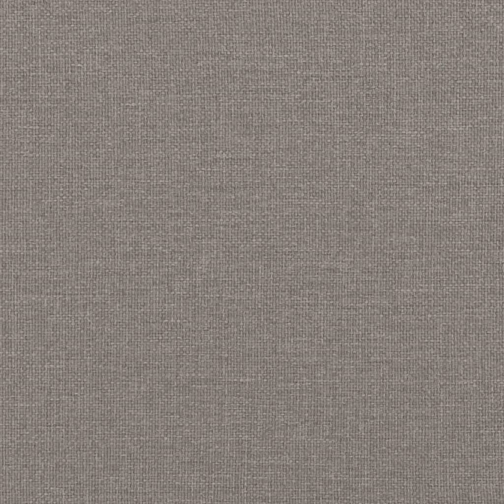 Boxspringbett mit Matratze Taupe 120x190 cm Stoff
