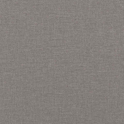 Boxspringbett mit Matratze Taupe 100x200 cm Stoff