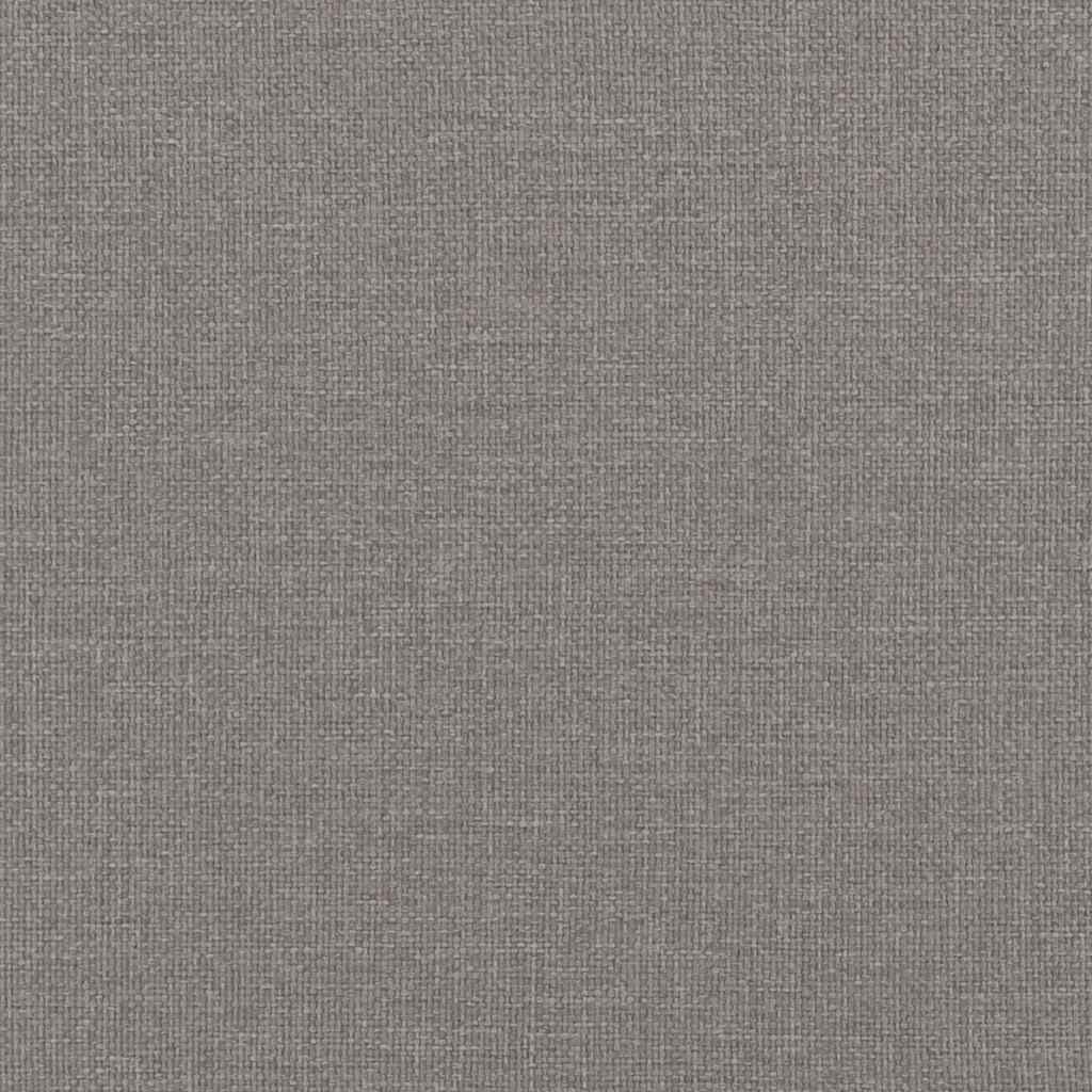 Boxspringbett mit Matratze Taupe 180x200 cm Stoff