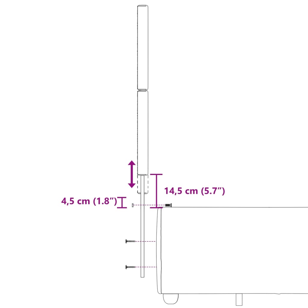 Boxspringbett mit Matratze Schwarz 140x200 cm Stoff