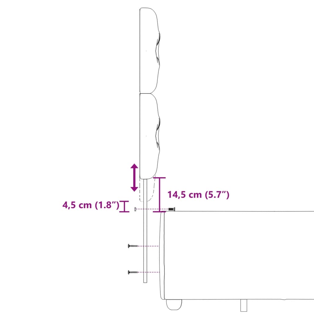 Boxspringbett mit Matratze Hellgrau 140x200 cm Stoff