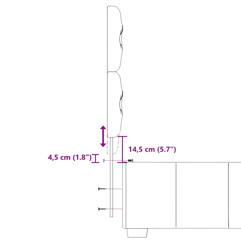 Boxspringbett mit Matratze Dunkelgrau 90x190 cm Stoff