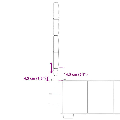 Boxspringbett mit Matratze Schwarz 100x200 cm Stoff