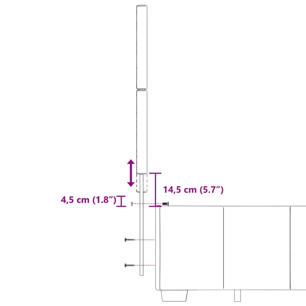 Boxspringbett mit Matratze Dunkelgrau 180x200 cm Stoff