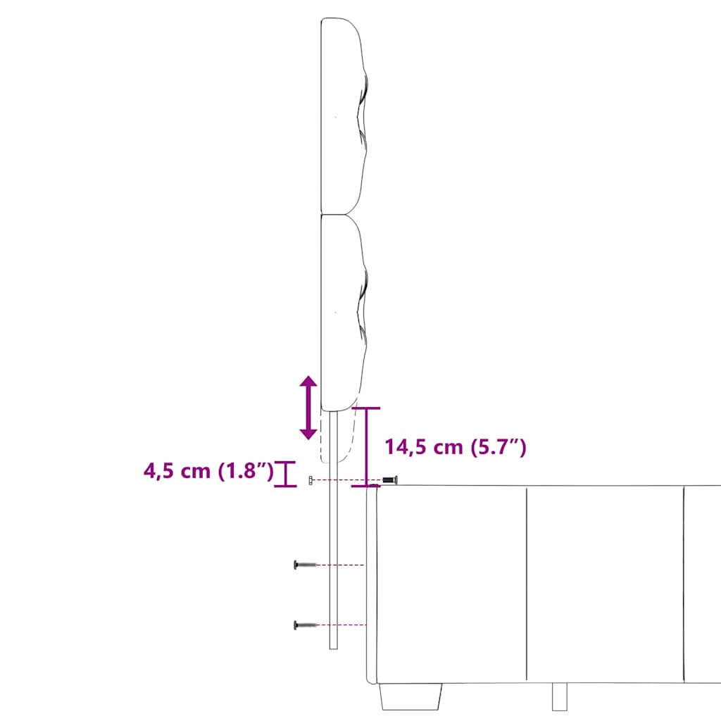 Boxspringbett mit Matratze Schwarz 200x200 cm Stoff