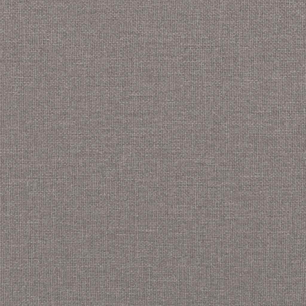 Boxspringbett mit Matratze Taupe 100x200 cm Stoff