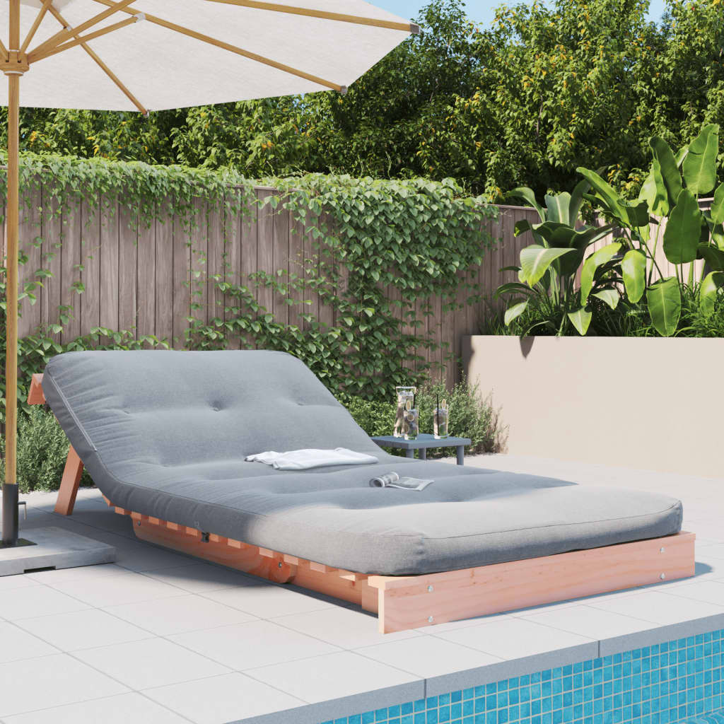 Canapé lit futon avec matelas 100x206x11cm bois de Douglas massif