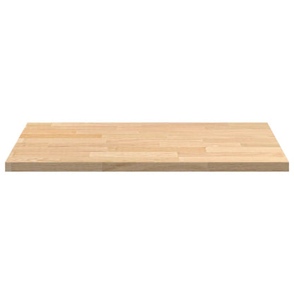 Küchenarbeitsplatte 80x63,5x2,7 cm Massivholz Eiche Rechteckig
