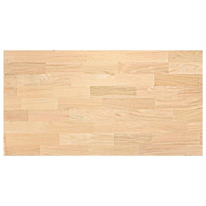 Küchenarbeitsplatte 120x63,5x4 cm Massivholz Eiche Rechteckig
