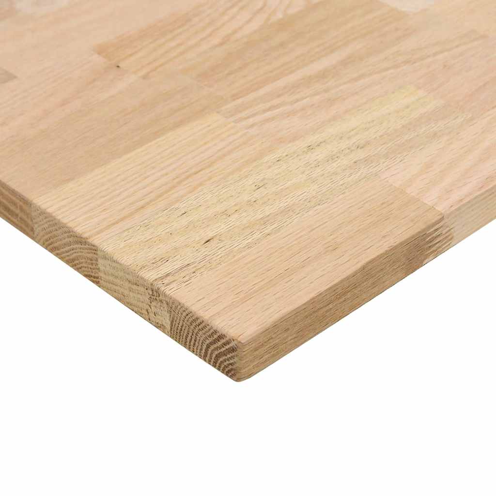 Schreibtischplatte Unbehandelt 120x50x2,5 cm Massivholz Eiche