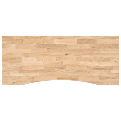 Schreibtischplatte Unbehandelt 120x60x2,5 cm Massivholz Eiche
